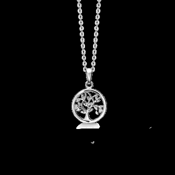 Halskette mit Baum des Lebens in Silber 