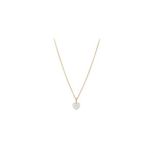 Pernille Corydon - Ocean Heart Halskette aus vergoldetem silber n-387-gp