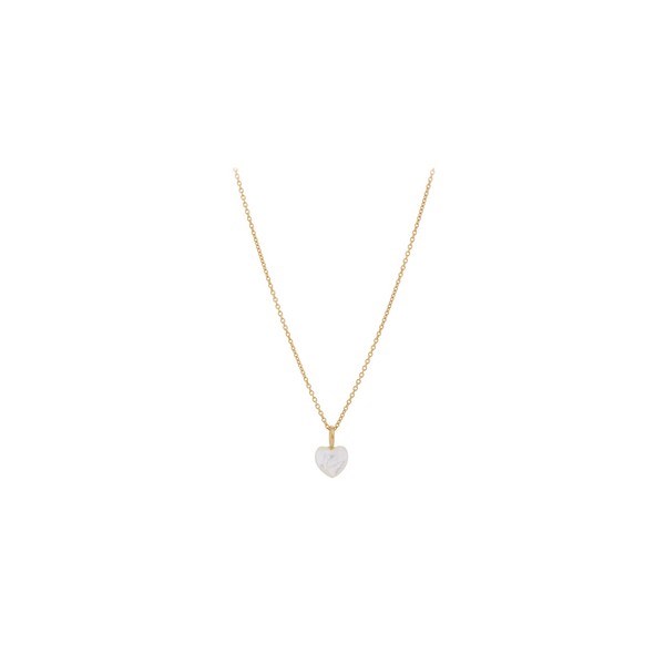 Pernille Corydon - Ocean Heart Halskette aus vergoldetem silber n-387-gp