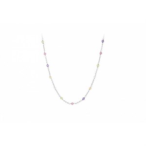 Pernille Corydon - Regenbogen Halskette in vergoldete silber n-854-s