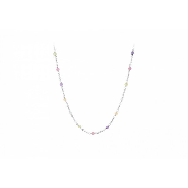 Pernille Corydon - Regenbogen Halskette in vergoldete silber n-854-s