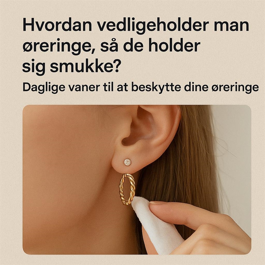 Wie pflegt man Ohrringe, damit sie schön bleiben?