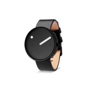 Die schwarze Picto Uhr ist eine stilvolle und moderne Uhr