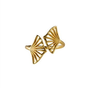 Pernille Corydon Ballerina- ring aus vergoldetem silber R-349-GP