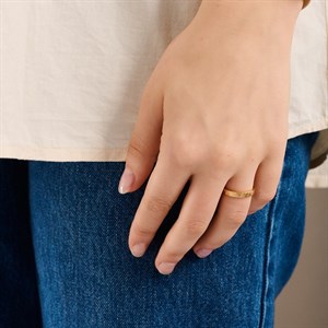 Pernille Corydon - Kiefer vergoldeter ring  silber Modell