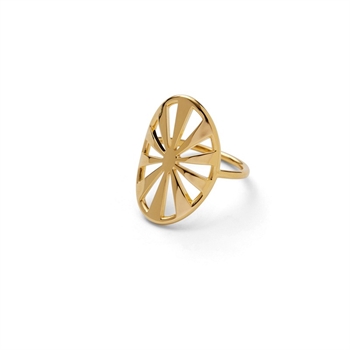 Pernille Corydon Misty Light Ring in vergoldete Silber r-614-gp