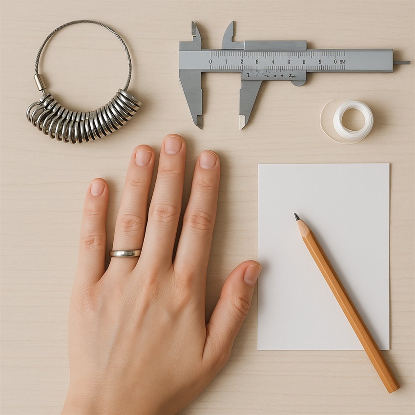 So messen Sie Ihre Ringgröße korrekt