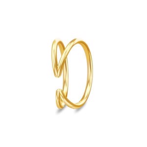 Spinning Jewelry Vergoldeter Ring - Humanität