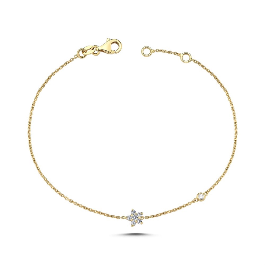 Stella- armband in 14 kt Gold B2440-013rg