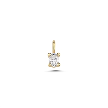 The One Oval Diamantanhänger von Nuran ist ein exklusives Schmuckstück
