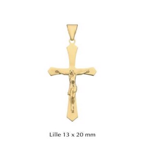 Kreuzanhänger mit Jesus - K8090LJ_