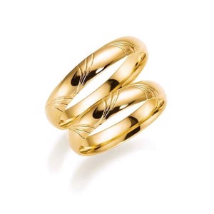 Aagaard 14 kt Gold Ringe mit Muster 
