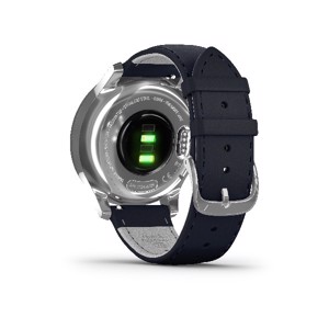 Garmin - Vivomove Luxe, WW Smartwatch mit Lederarmband
