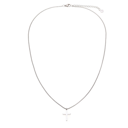 Kreuz-Halskette in silber von Samie - x2014sws