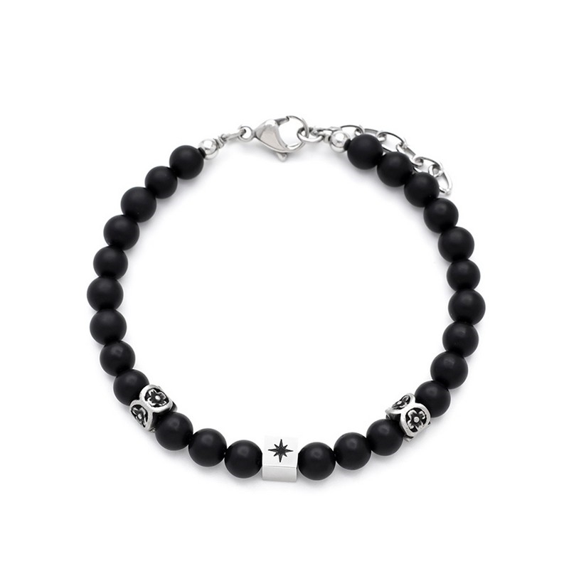 Armband mit schwarzem Onyx von Samie x3018sos